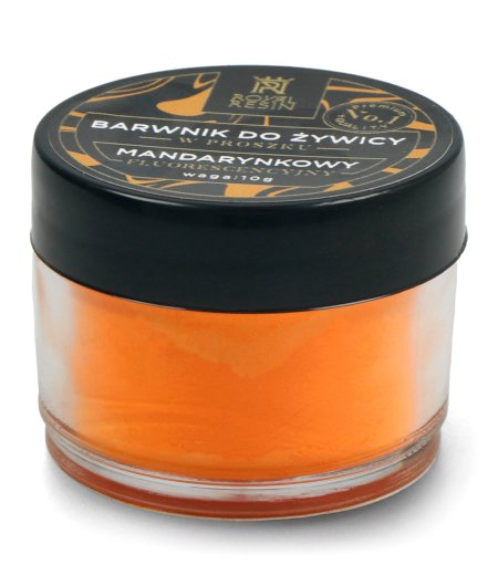 Barvivo epoxidové pryskyřice Royal Resin - fluorescenční prášek - 10 g - mandarinka