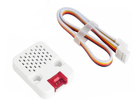 Senzor s připojovacím kabelem pro připojení k hlavnímu modulu je umístěn v malé plastové nádobě pro snadné skladování.