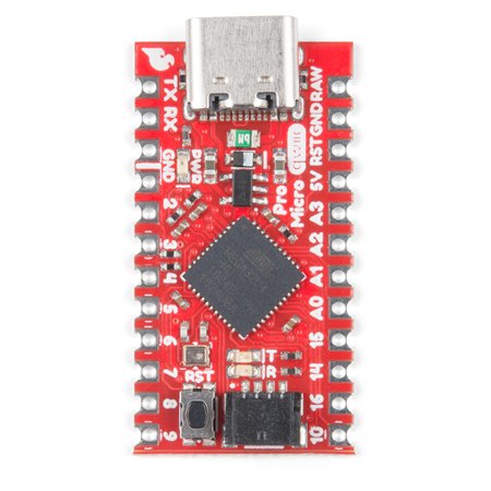 Pro Micro - USB-C - 5V / 16MHz - ATmega32U4 - SparkFun DEV-15795.