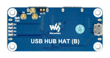 Rozbočovač USB HAT pro Raspberry Pi