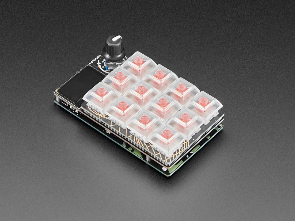 Adafruit MicroPad s mikrokontrolérem RP2040