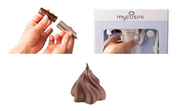 Čokoládové vlnky pro 3D tiskárnu Mycusini 2.0