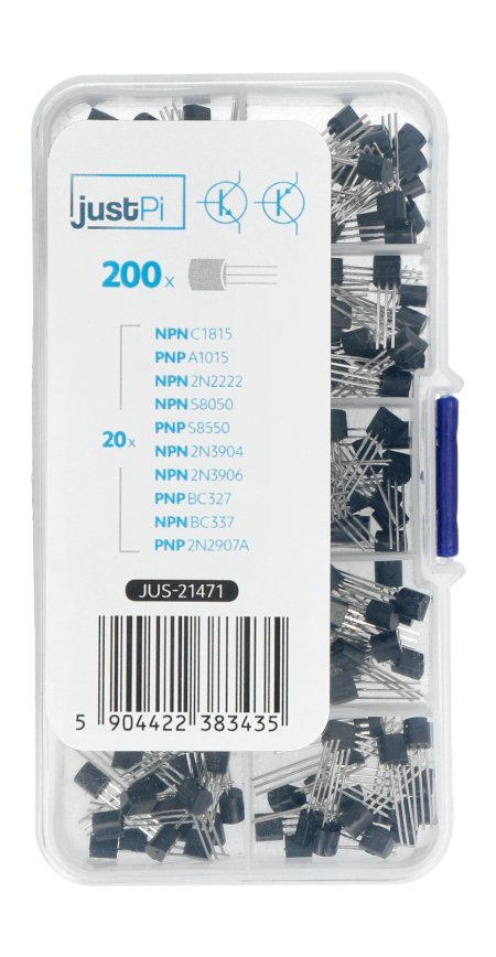 Sada bipolárních tranzistorů NPN a PNP TO-92