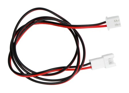50 cm kabel s konektory JST-XH samec a samice.