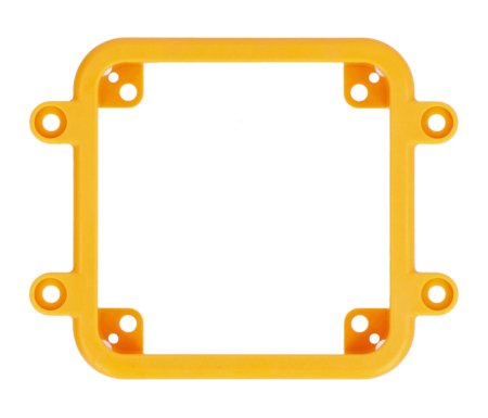 Panel Frame – plastový montážní rám pro moduly M5Stack Core – oranžový – M5Stack A125