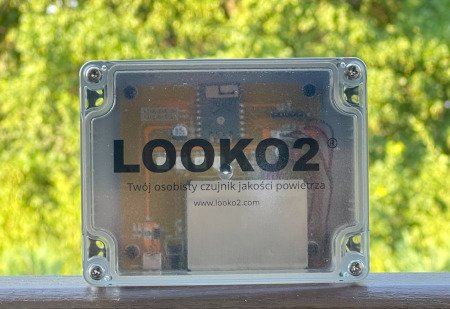Bezdrátový senzor kvality vzduchu LookO2 v4