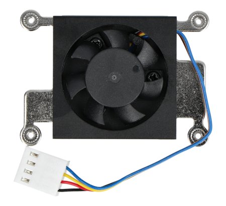 Montážní ventilátor určený pro chlazení Raspberry Pi Compute Module CM4.