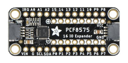 PCF8575 – rozšiřovač kolíků GPIO – I2C – STEMMA QT / Qwiic – Adafruit 5611.