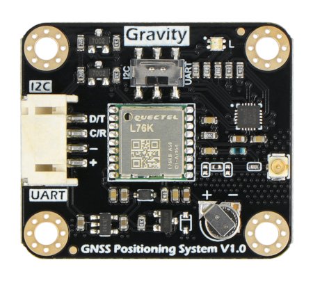 Gravitace – modul přijímače GNSS GPS BeiDou – I2C / UART – DFRobot TEL0157