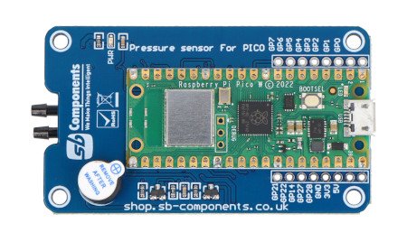 Tlakový senzor s LCD displejem s Raspberry Pi Pico W - SB Components 26173
