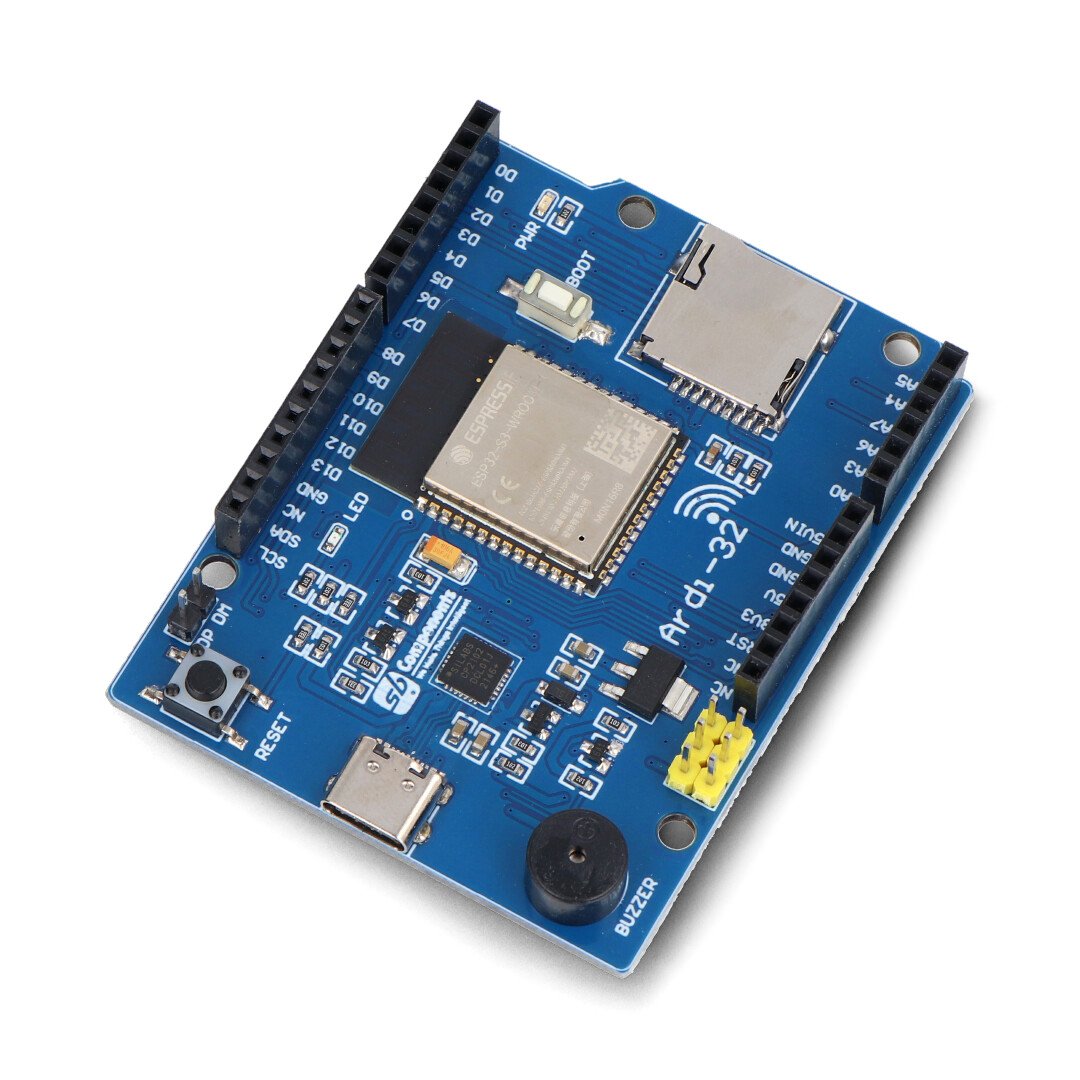 Ardi32 - vývojová deska s ESP32-S3-WROOM-1 - kompatibilní s Arduino Uno - SB Components 26647