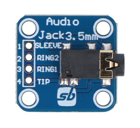 Modul se zásuvkou TRRS 3,5 mm Jack - SB Components 27637