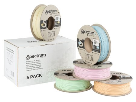 Spectrum 5Pack Pastello PLA sada filamentů 1,75 mm 1,25 kg - 5 barev