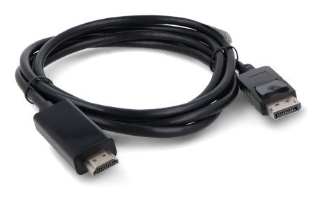 DisplayPort - HDMI kabel - 1,8 m - Lanberg CA-DPHD-11CC-0018-BK