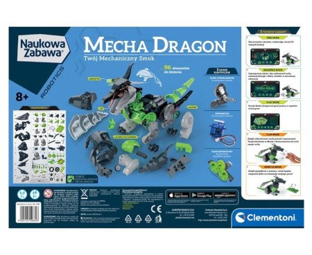 Robotická stavebnice - Mecha Dragon - Clementoni 50682