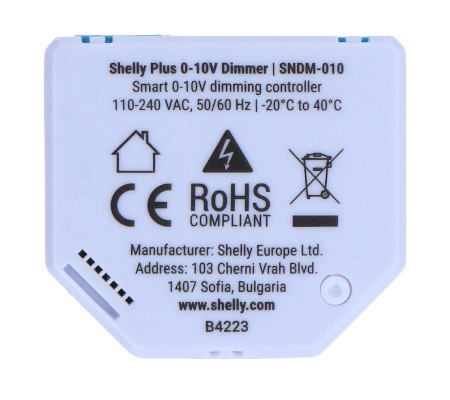 Stmívač Shelly Pro 0-10V