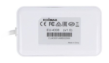 USB C adaptér - Gigabit Ethernet + 3x USB 3.0 - Edimax EU-4308