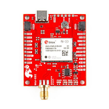 SparkFun GPS-RTK Dead Reckoning Kit - GPS modul s čipem ZED-F9R a SMA anténou - SparkFun KIT-23452