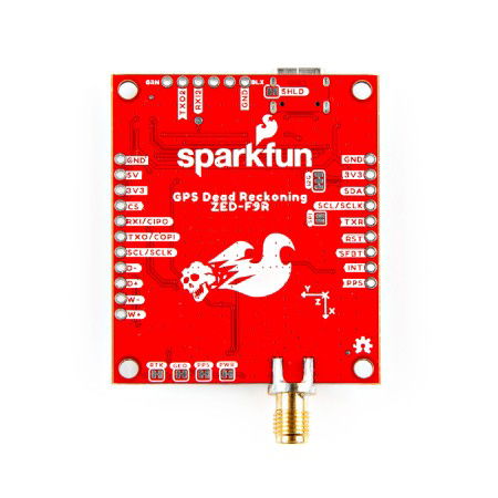 SparkFun GPS-RTK Dead Reckoning Kit - GPS modul s čipem ZED-F9R a SMA anténou - SparkFun KIT-23452