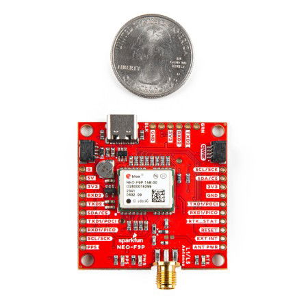 GNSS-RTK L1 / L5 Breakout Module – NEO-F9P – Qwiic – SparkFun GPS-23288