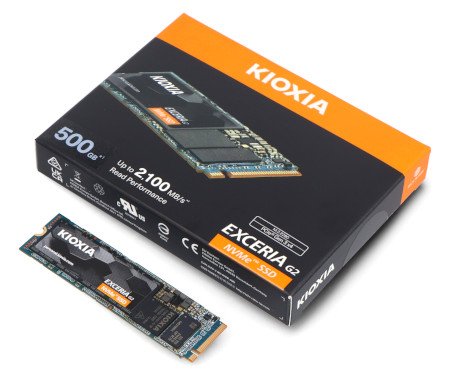 Interní SSD – NVMe M.2 2280 – 500 GB – Kioxia Exceria G2