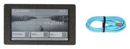 Inkplate 5 s pouzdrem a baterií - 5,2'' e-paper displej 960 x 540 px - ESP32 - Kompatibilní s Arduino - Pájené 333258