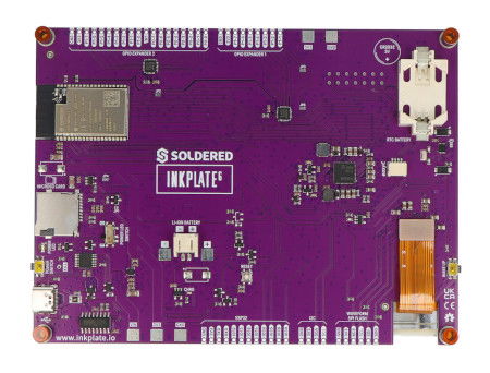 Inkplate 6 - modul s e-paper displejem 800x600px - ESP32 - pro Arduino - Pájené 333232