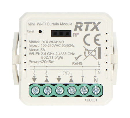 Tuya - WiFi / Bluetooth ovladač rolet - Android / iOS aplikace - RTX WCM1MR