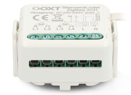 Tuya - 2kanálový mini ovladač rolet ZigBee - aplikace pro Android / iOS - OXT SWTZ28