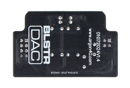 Zvuková karta Argon BLSTR DAC s izolátorem zemní smyčky pro Argon One V3