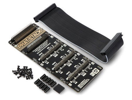 pHAT Stack - pin expander pro Raspberry Pi - sestavená sada - Pimoroni PIM322