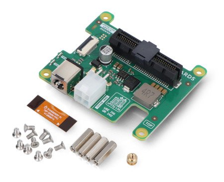 Pineboards Hat uPclty Lite – PCI Express překryv se slotem PCIe x4 pro Raspberry Pi 5