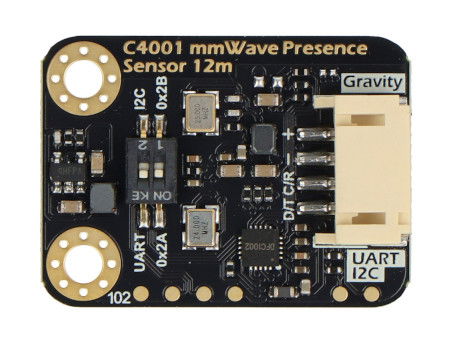 Gravitace – Senzor detekce lidské přítomnosti – C4001 – Senzor mmWave 24 GHz – DFRobot SEN0610