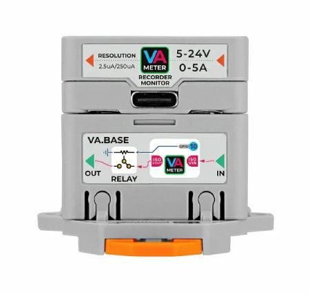 VA Meter - modul pro měření napětí a proudu s M5StampS3 - M5Stack K136