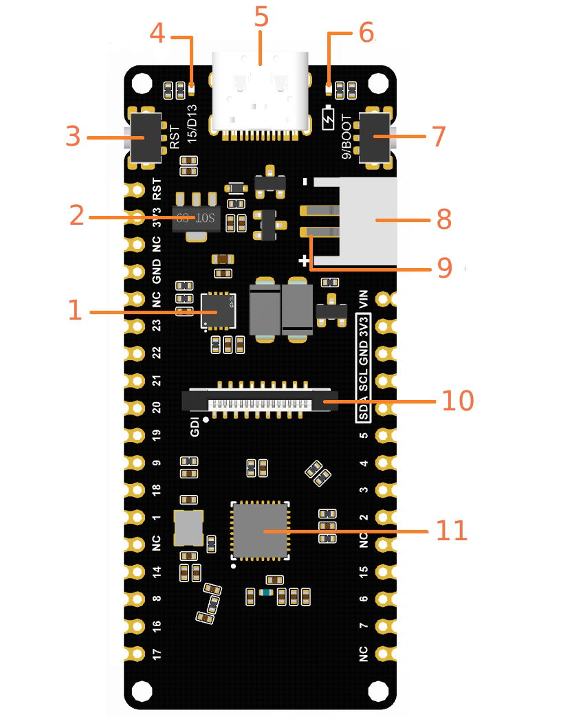 FireBeetle 2 ESP32-C6 – WiFi / Bluetooth / ZigBee / Matter – DFRobot DFR1075