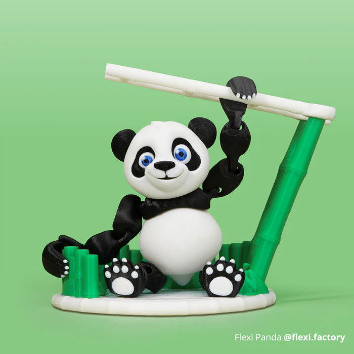 Ukázka výtisků s použitím vláken Bambu Lab ABS-GF.