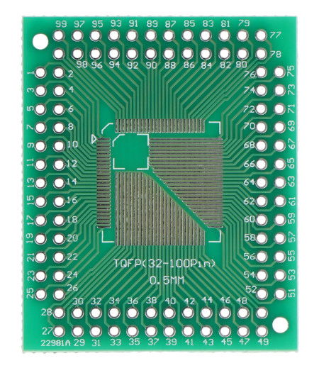 Adaptér PCB - TQFP32-64-100-pin na DIP