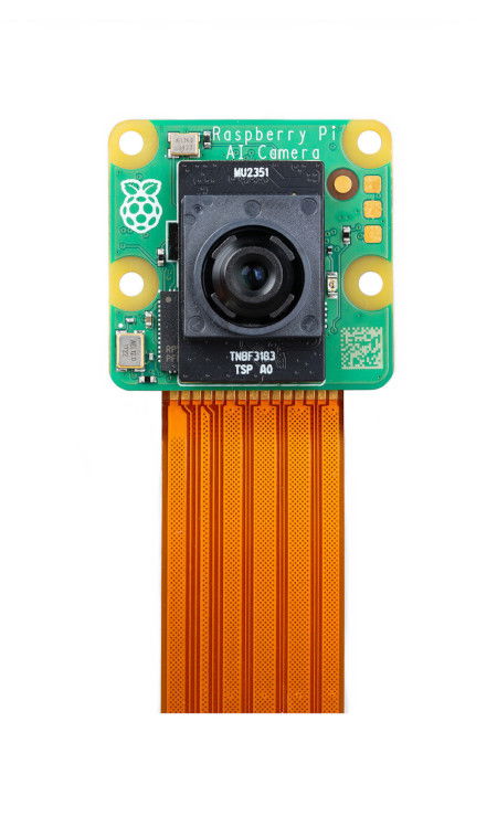 Raspberry Pi AI Camera 12 MPx - originální kamera pro Raspberry Pi s inteligentním zrakovým senzorem IMX500