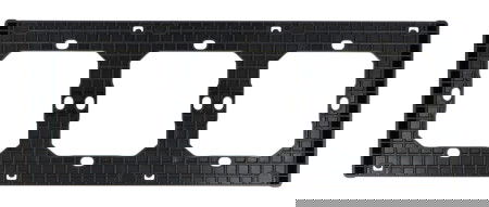 Sonoff M5-3C-80-F - rámeček pro nástěnný vypínač M5-80 - trojitý - černý