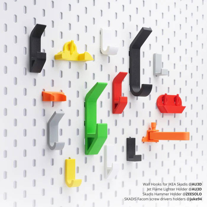 Ukázka výtisků s použitím vláken Bambu Lab ABS-GF.