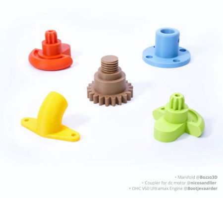 Bambu Lab PA6-GF vlákno 1,75 mm 1 kg - součástí balení s opakovaně použitelnou cívkou - Lime