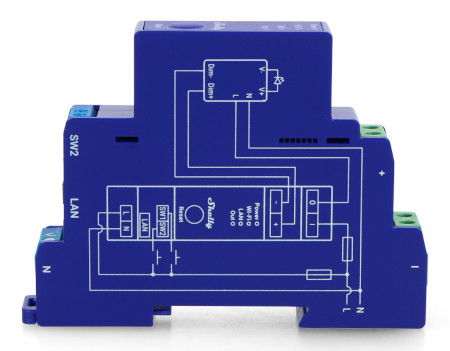 Shelly Pro Dimmer 0/1 - 10 V PM - 1kanálový WiFi ovladač osvětlení na DIN lištu