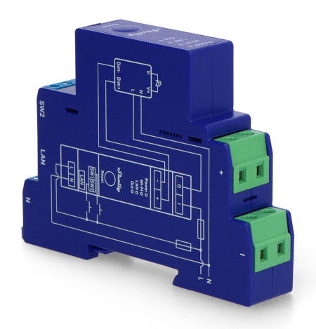 Shelly Pro Dimmer 0/1 - 10 V PM - 1kanálový WiFi ovladač osvětlení na DIN lištu