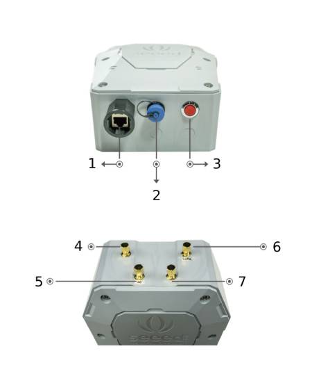 Venkovní brána SenseCAP - Venkovní brána LoRaWAN SX1302 - EU868 MHz - IP66 - Seeedstudio 102991154