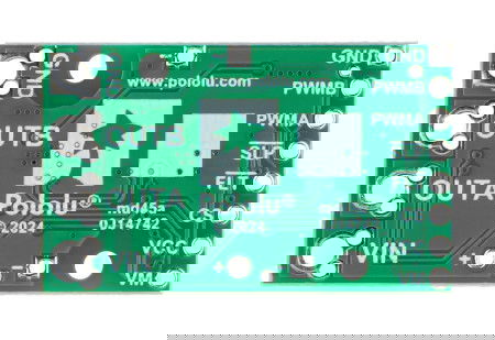 H2 Vysoce výkonný 36v11 CS - Jednokanálový regulátor stejnosměrného motoru 60V/11A - Pololu 2993