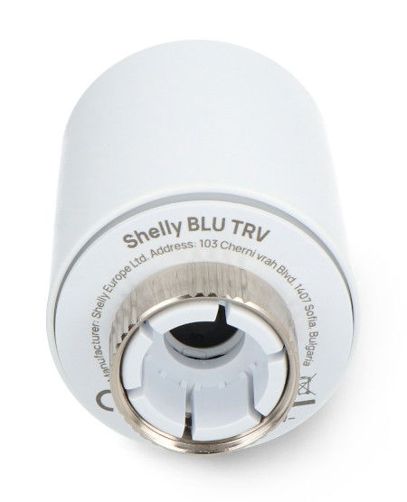 Shelly BLU TRV - inteligentní WiFi / Bluetooth termostatická hlavice - sada s centrální jednotkou