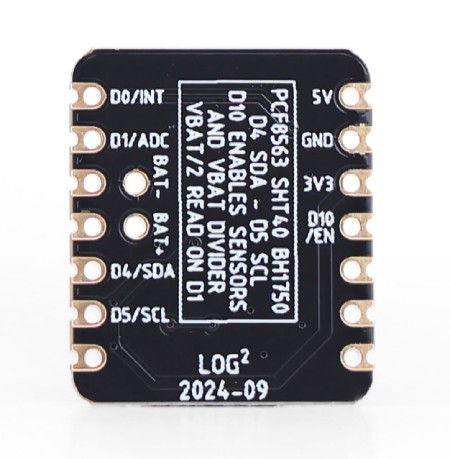 Xiao Logger HAT - rozšiřující modul s RTC a senzory prostředí pro Seeed Xiao - Seeedstudio 114993446