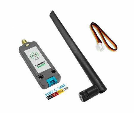 LoRaWAN EU868 MHz modul s anténou - Modul pro rozšíření jednotky - M5Stack U184-EU868