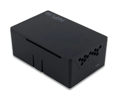 Pouzdro HighPi Pro 5S pro Raspberry Pi 5 - ABS - černé - PiHut 106008