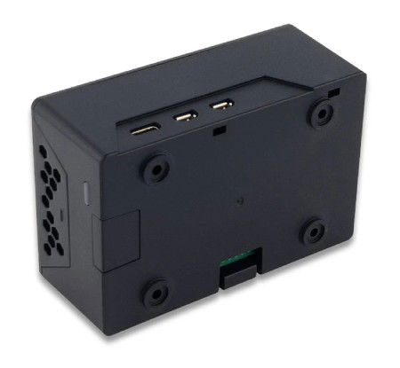 Pouzdro HighPi Pro 5S pro Raspberry Pi 5 - ABS - černé - PiHut 106008